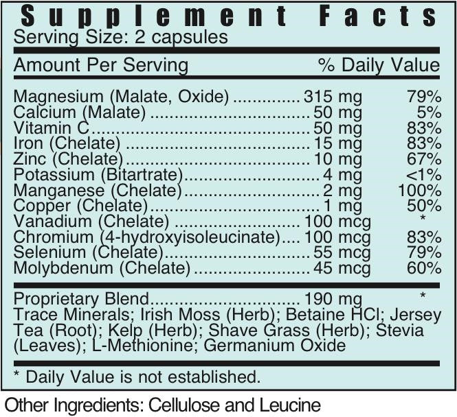 MIN Multi Mineral Plus by Systemic Formulas