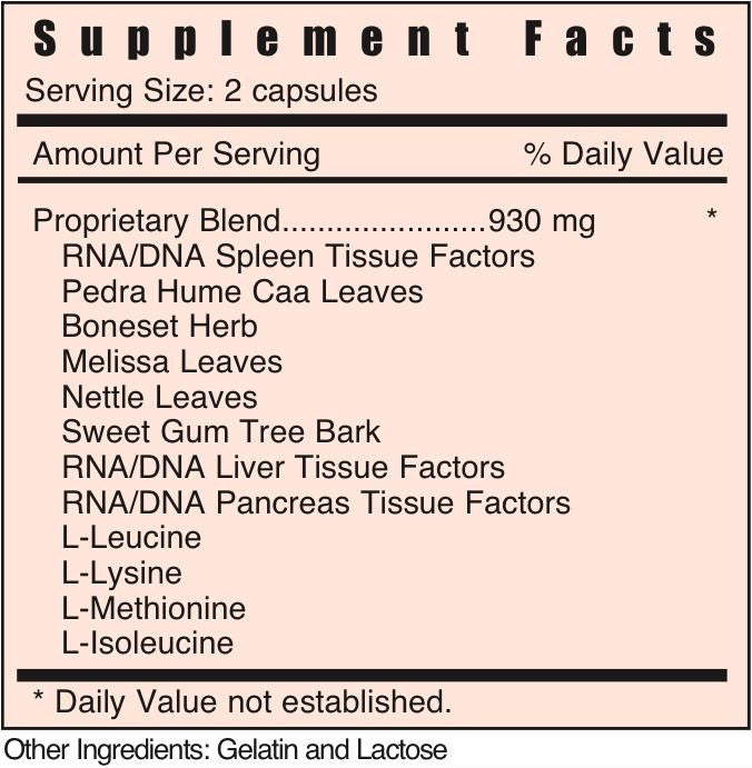 S  Spleen by Systemic Formulas