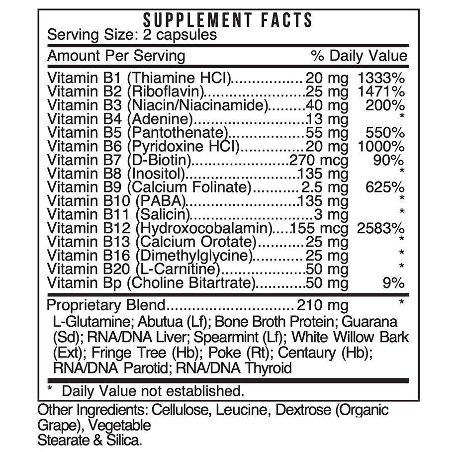 16B Vitamin B Stress Complex by Systemic Formulas