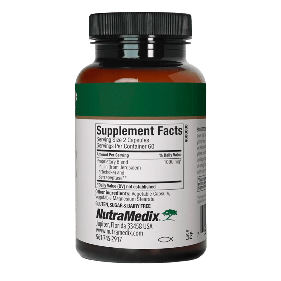 Serrapeptase 120 Vegetable Capsules by NutraMedix