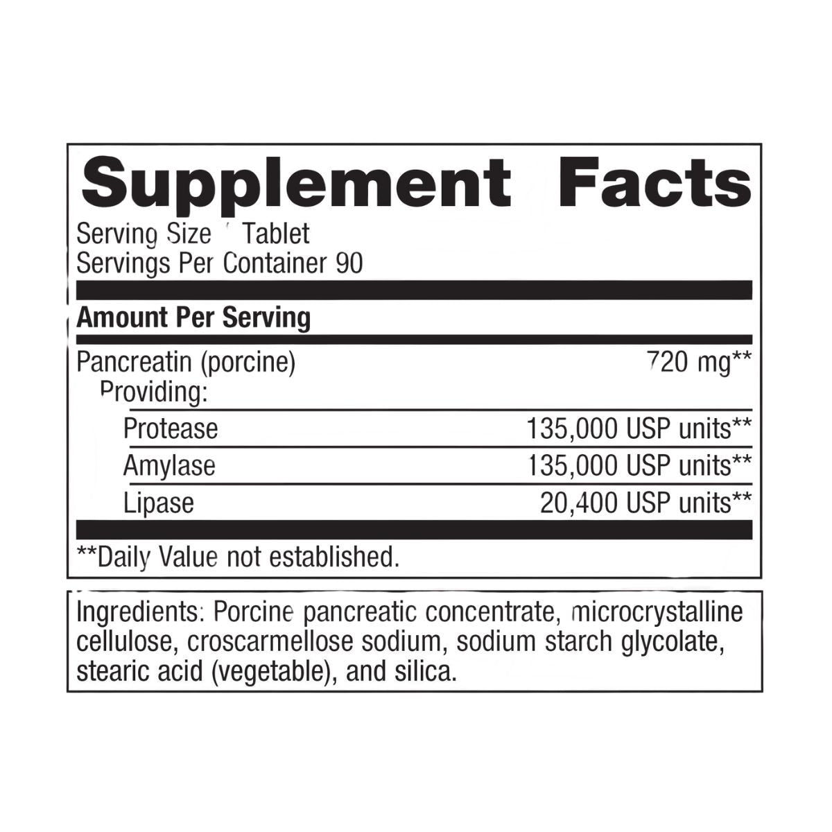 SpectraZyme Pancreatic Enzymes Extra Strength (formerly SpectraZyme Pan 9x) by Metagenics