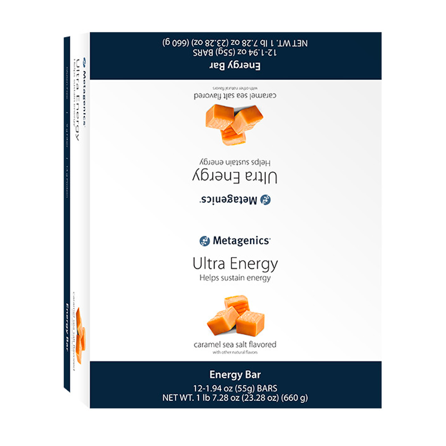 Ultra Energy Bar Caramel Sea Salt by Metagenics