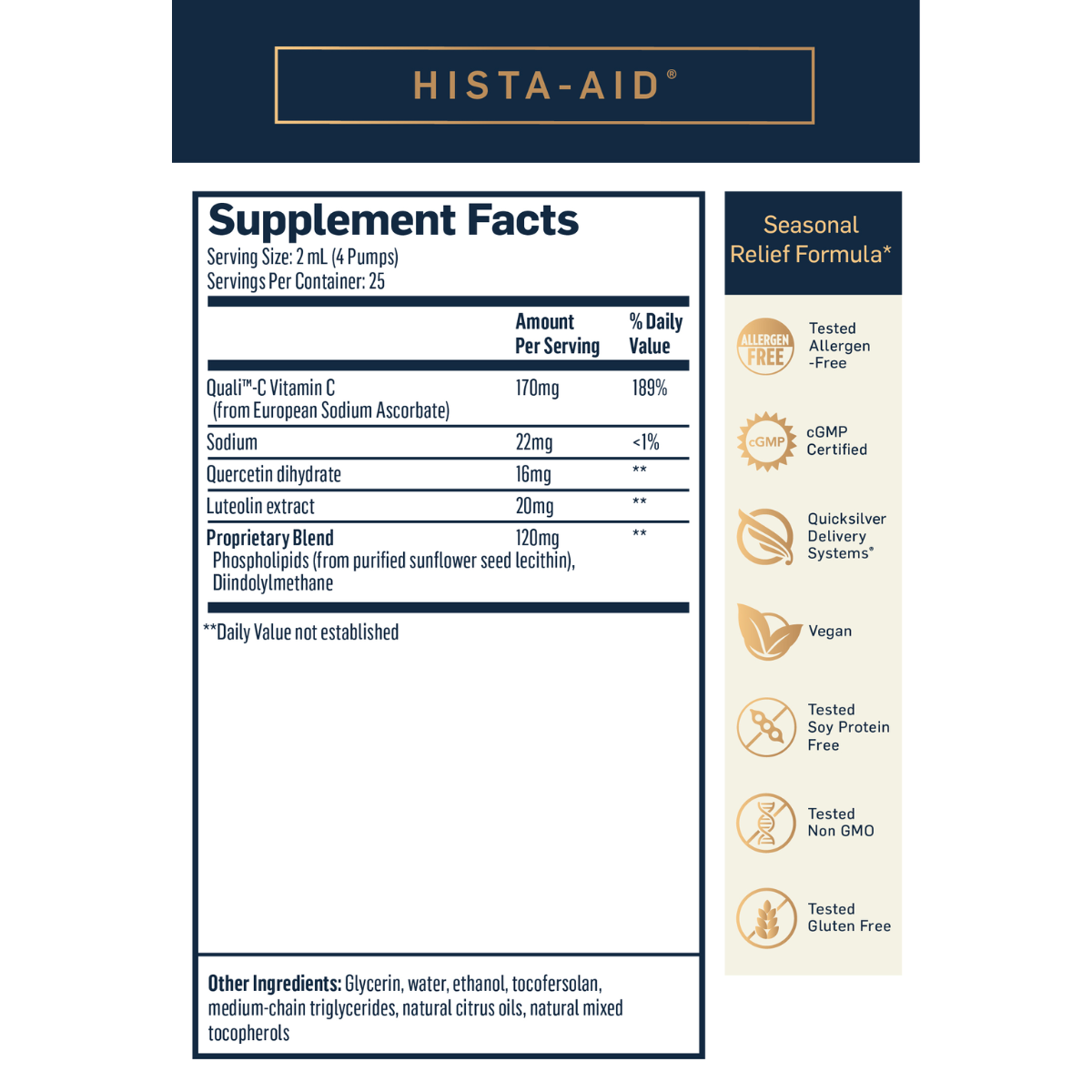 Hista-Aid by Quicksilver Scientific