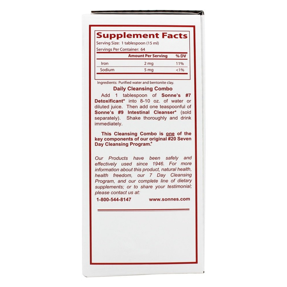 Detoxificant by Sonne's Products