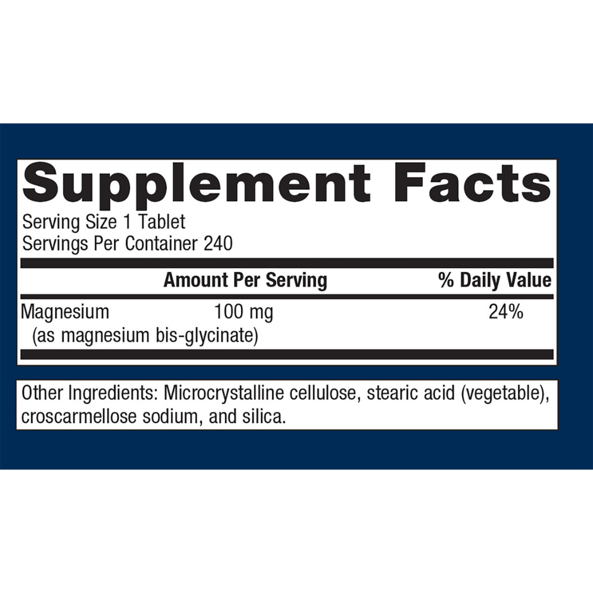 Mag Glycinate by Metagenics 240