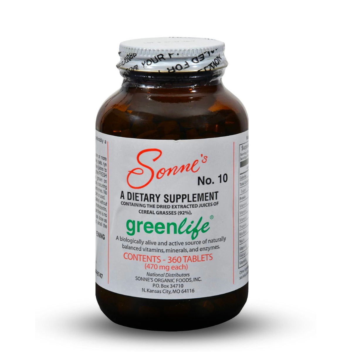 GREENLIFE (360 tablets) by Sonne's Products
