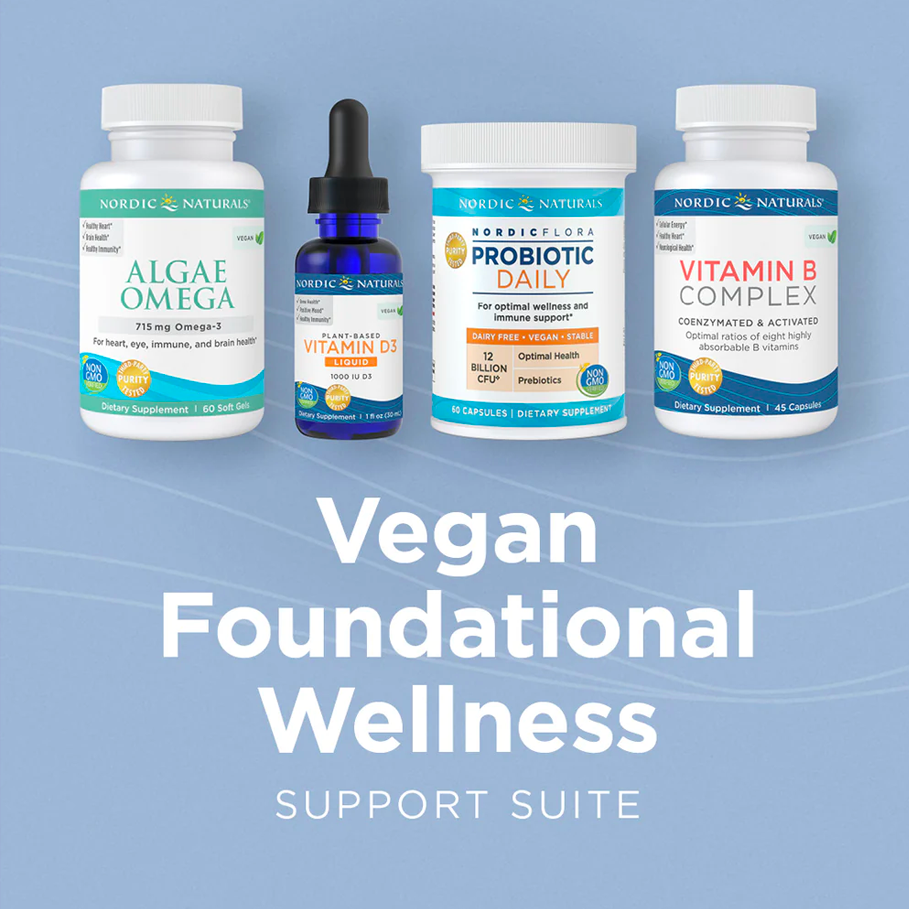 Vegan Foundational Wellness Support Suite by Nordic Naturals