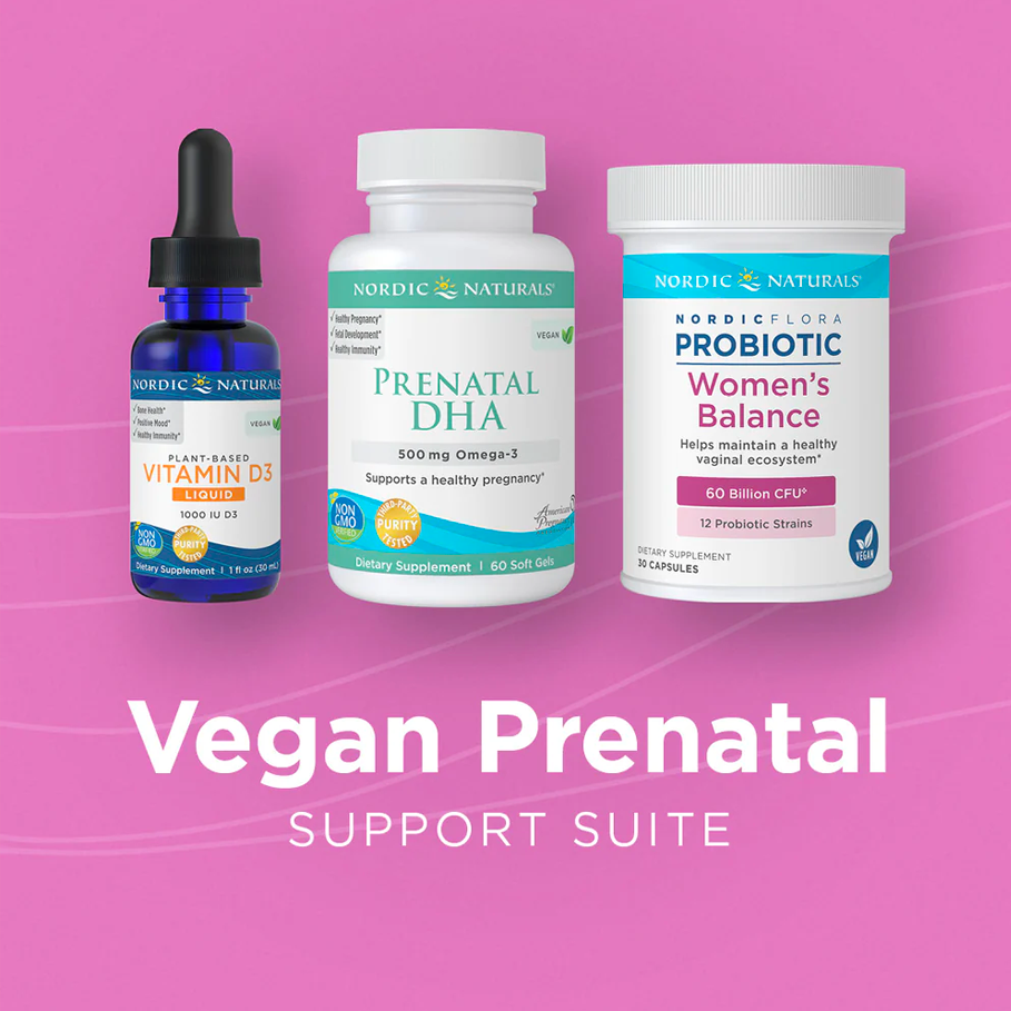 Vegan Prenatal Support Suite by Nordic Naturals