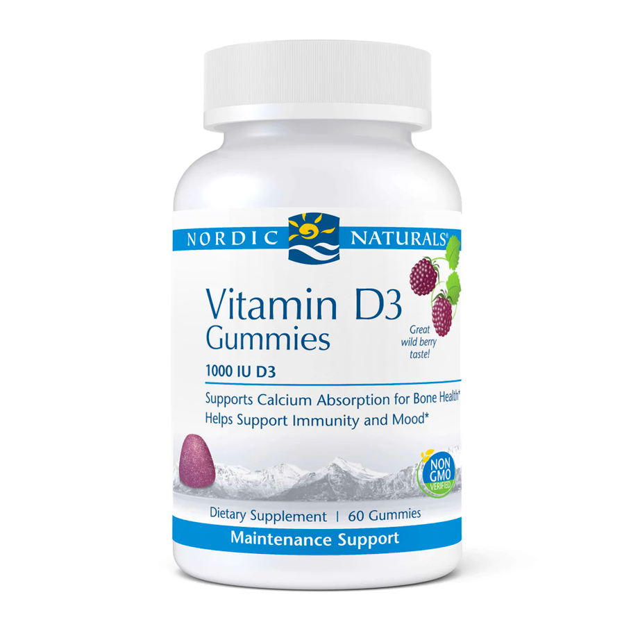 Vitamin D3 Gummies 1000 IU by Nordic Naturals