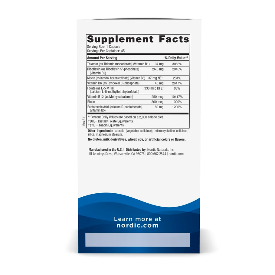 Vitamin B Complex by Nordic Naturals