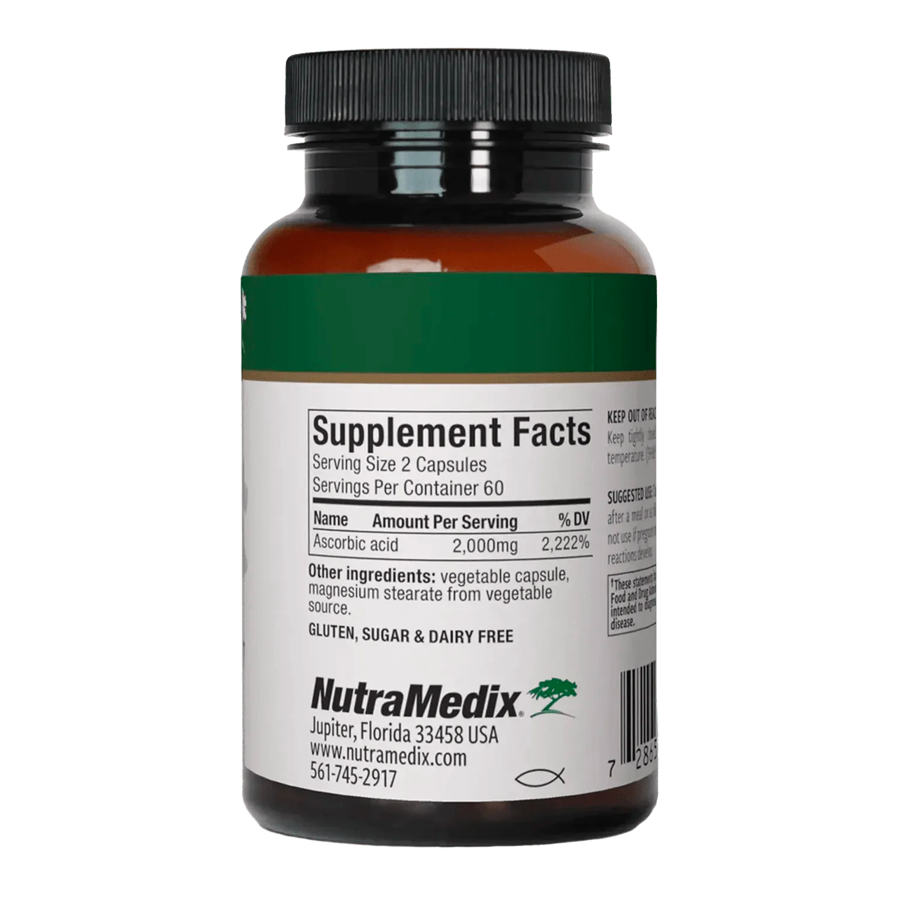 Vitamin C 120 Vegetable Capsules by NutraMedix