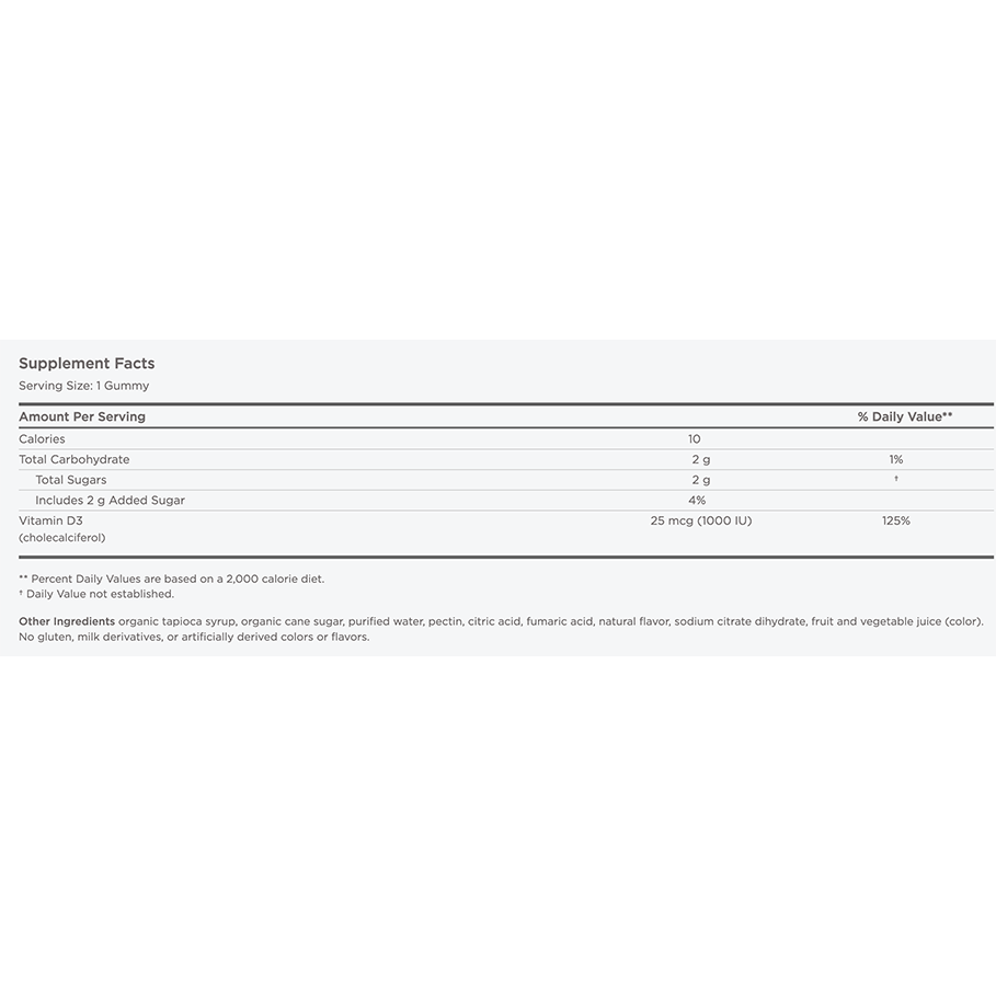 Vitamin D3 Gummies Sport by Nordic Naturals
