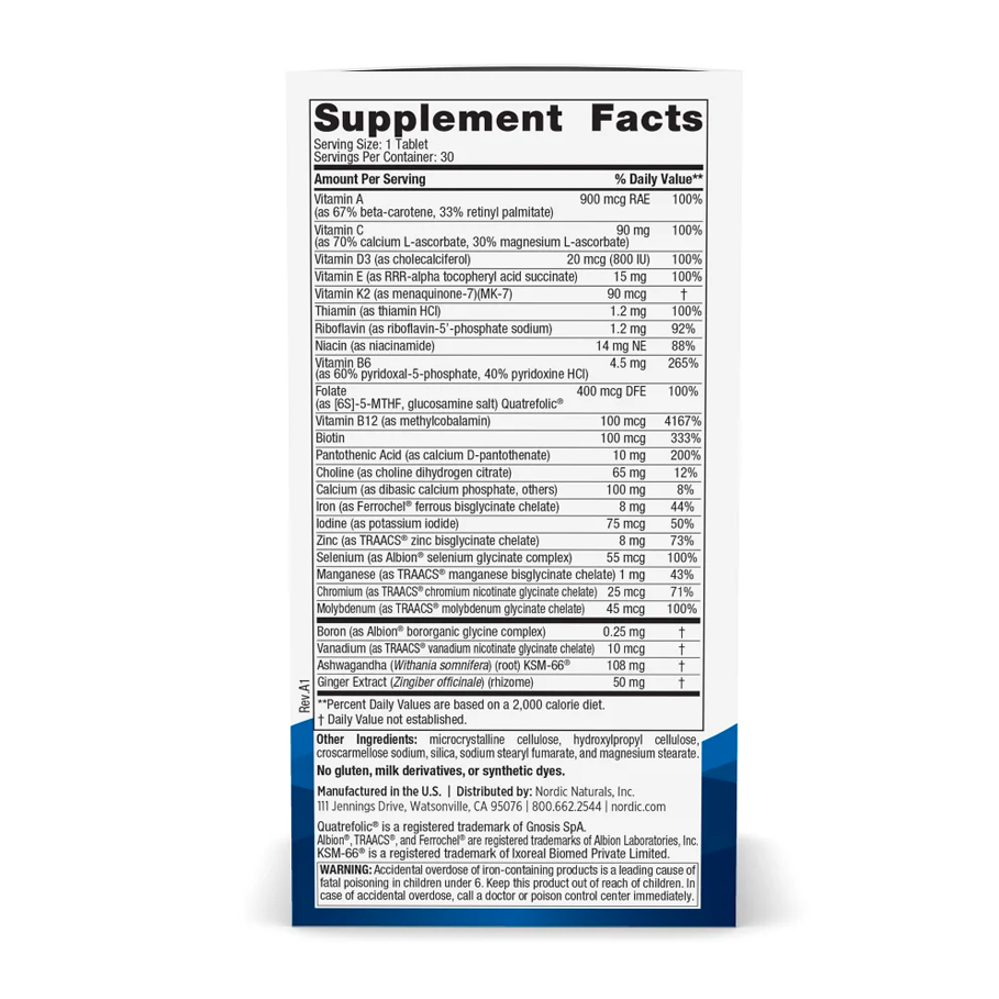 Women's Multivitamin Daily One by Nordic Naturals