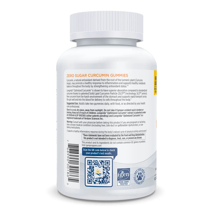 Zero Sugar Curcumin Gummies by Nordic Naturals