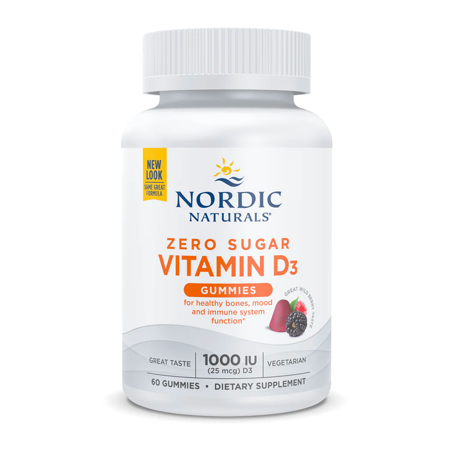 Zero Sugar Vitamin D3 Gummies by Nordic Naturals