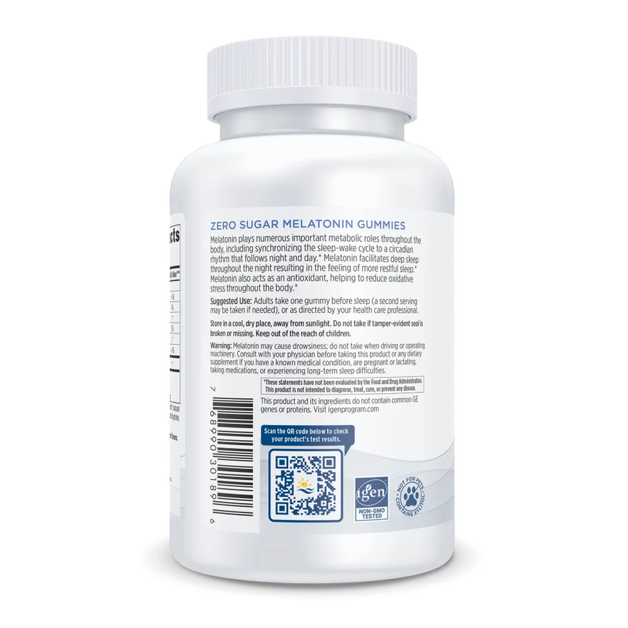 Zero Sugar Melatonin Gummies 120 ct by Nordic Naturals