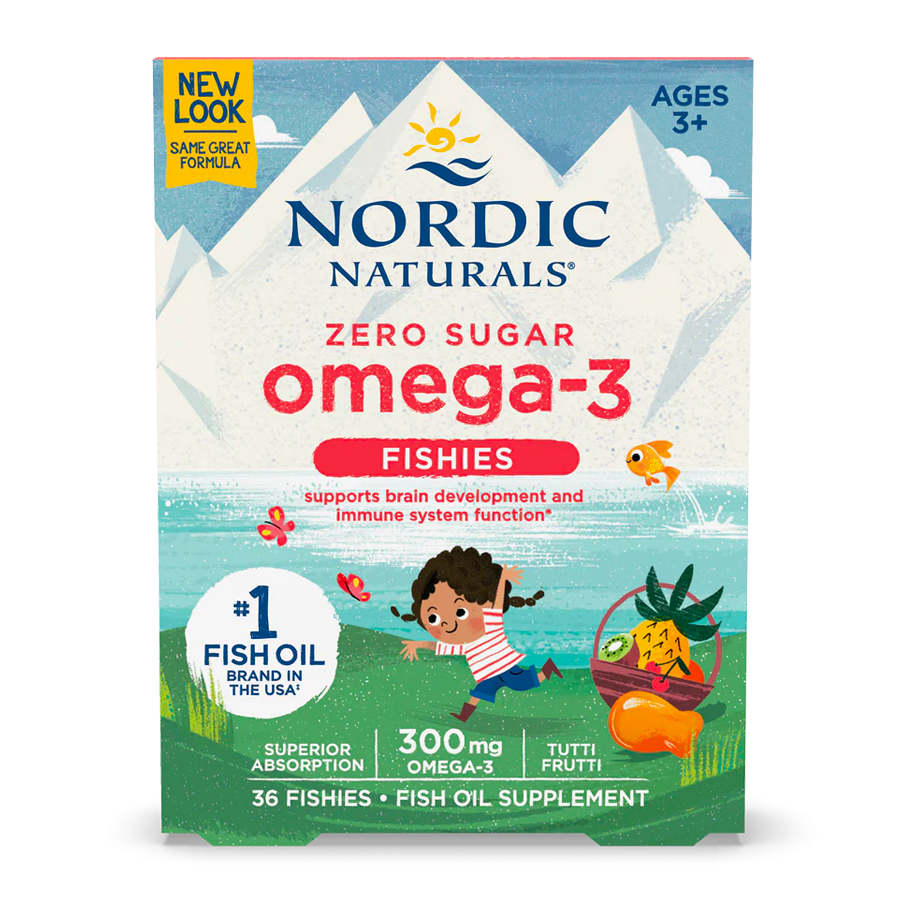 Zero Sugar Omega-3 Fishies by Nordic Naturals