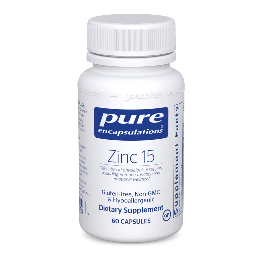 Zinc 15 by Pure Encapsulations (60 Capsules)