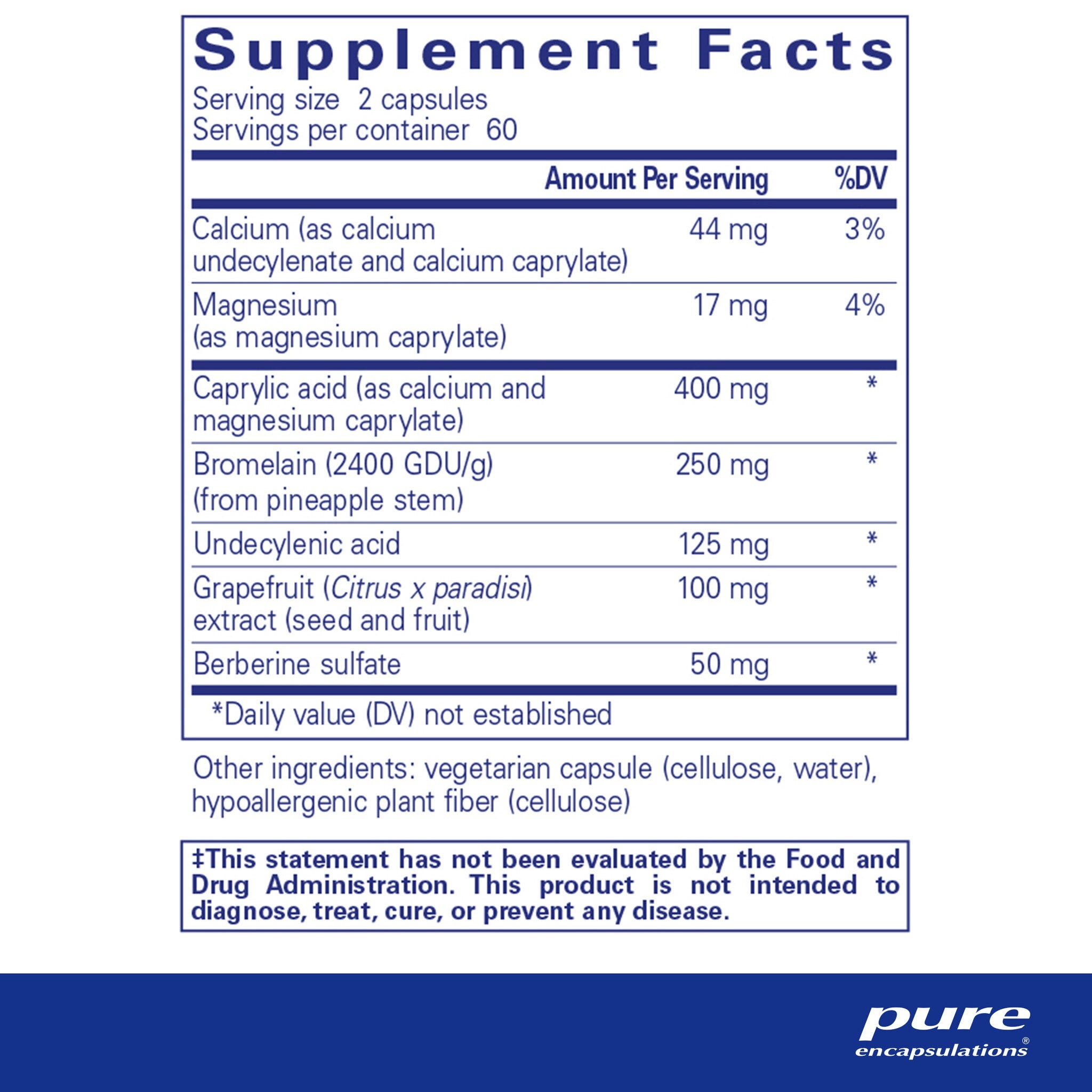A.C. Formula II 120 Capsules by Pure Encapsulations