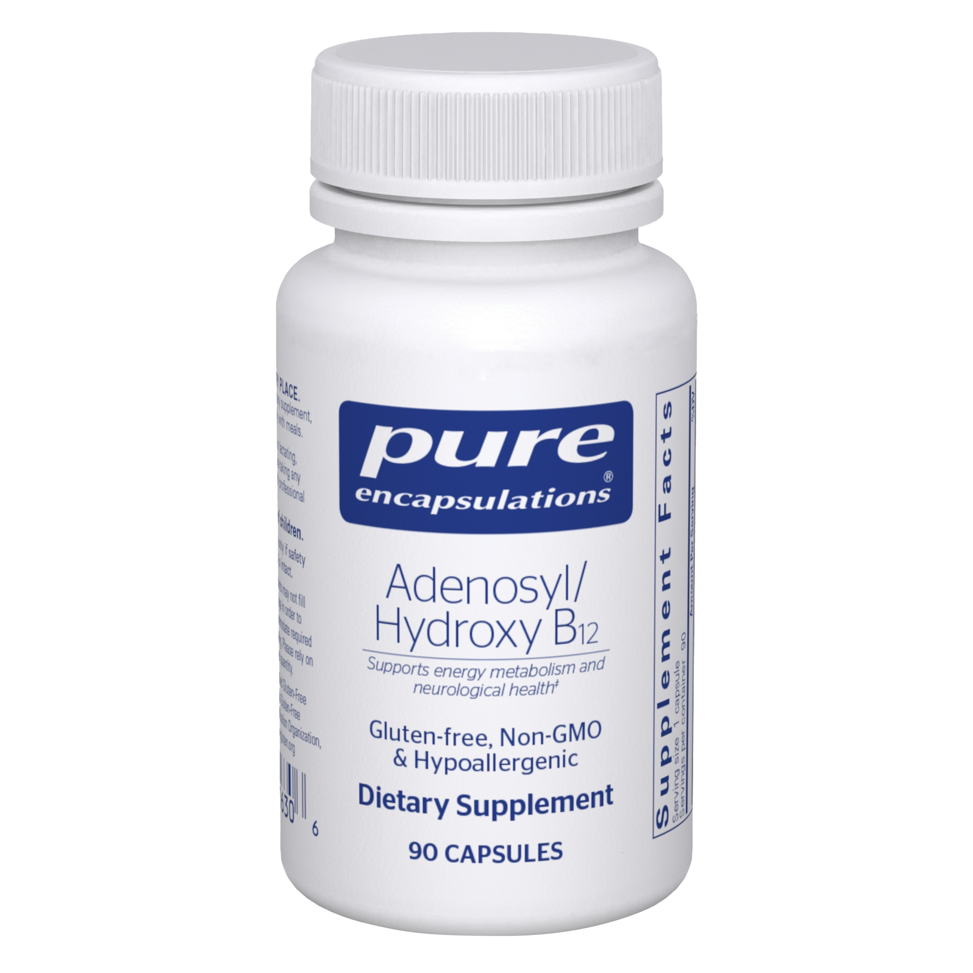 Adenosyl/Hydroxy B12 90 Capsules by Pure Encapsulations