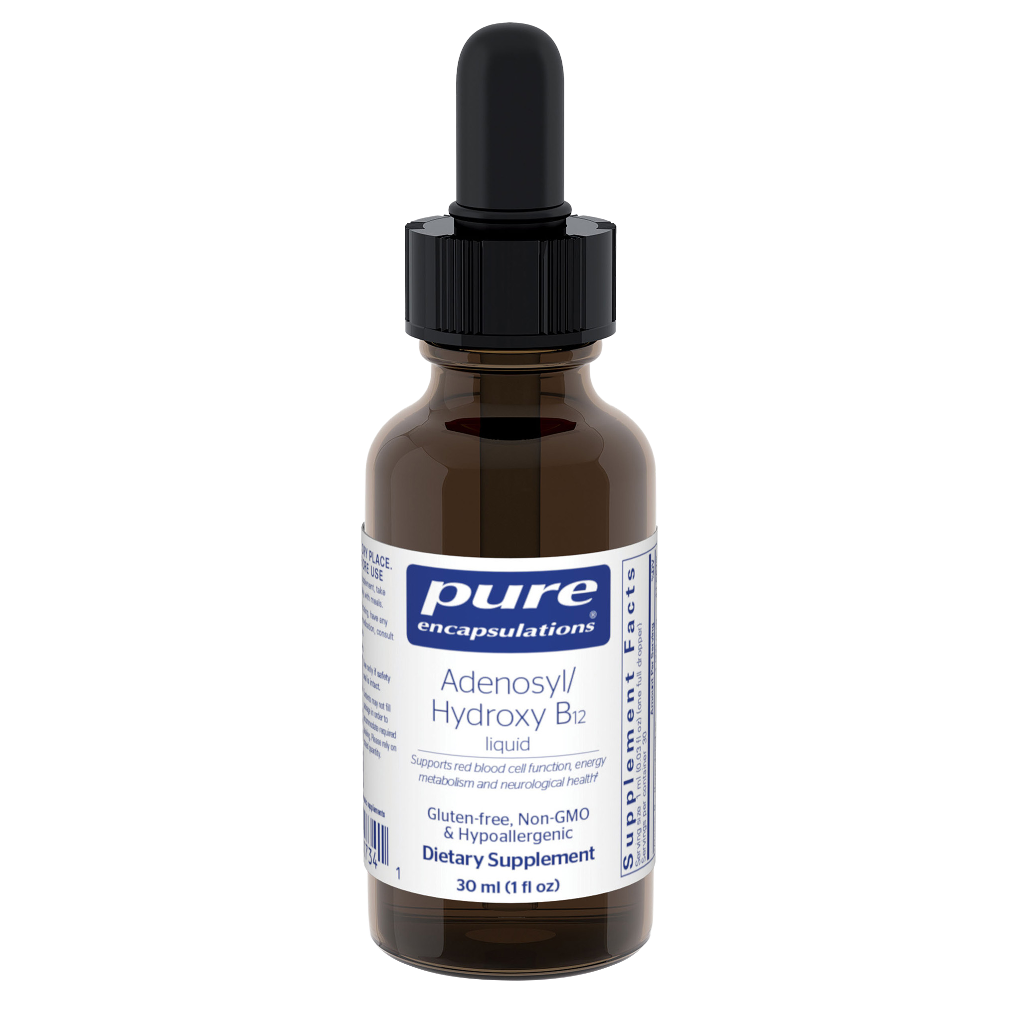 Adenosyl/Hydroxy B12 Liquid 30 mL by Pure Encapsulations