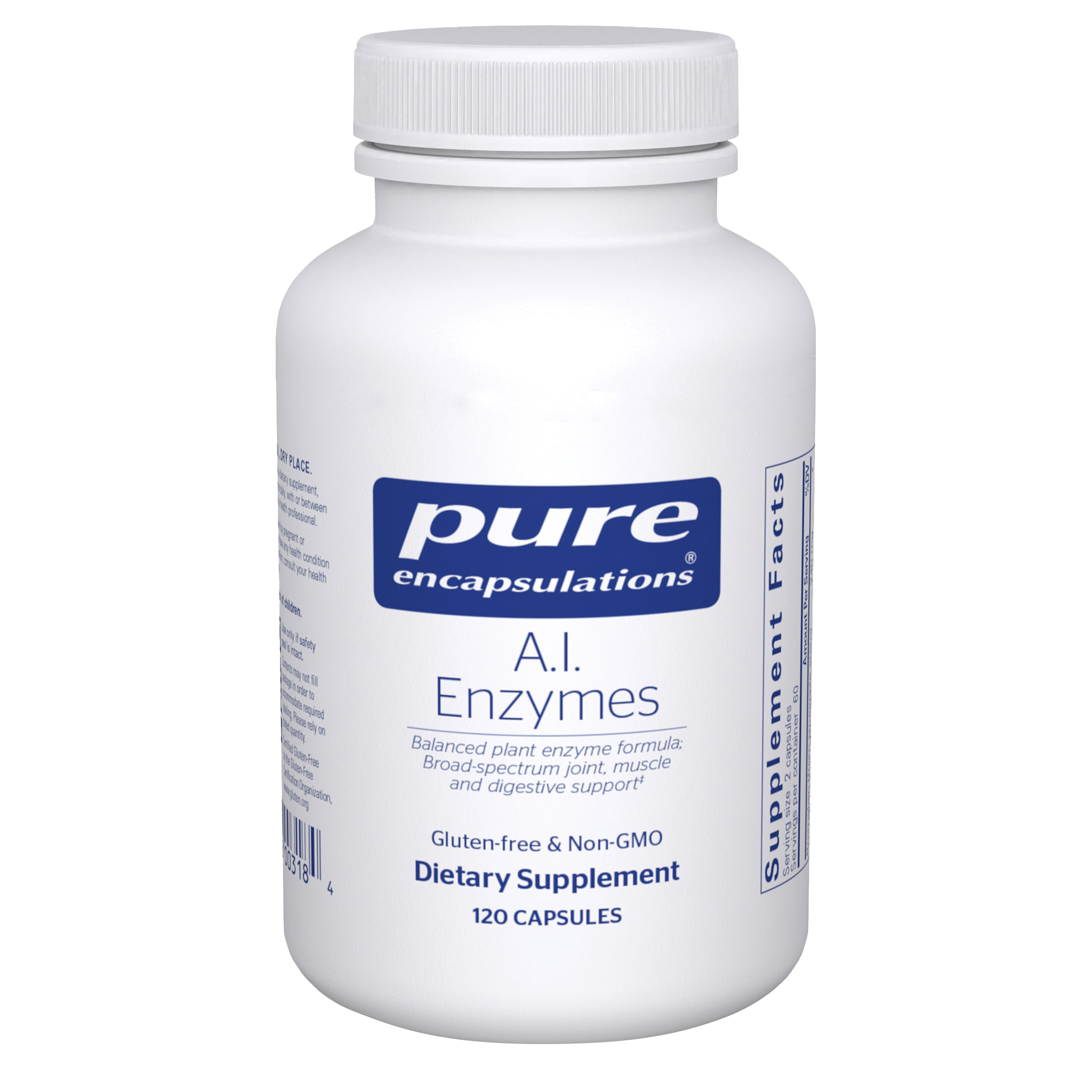 A.I. Enzymes 120 Capsules by Pure Encapsulations