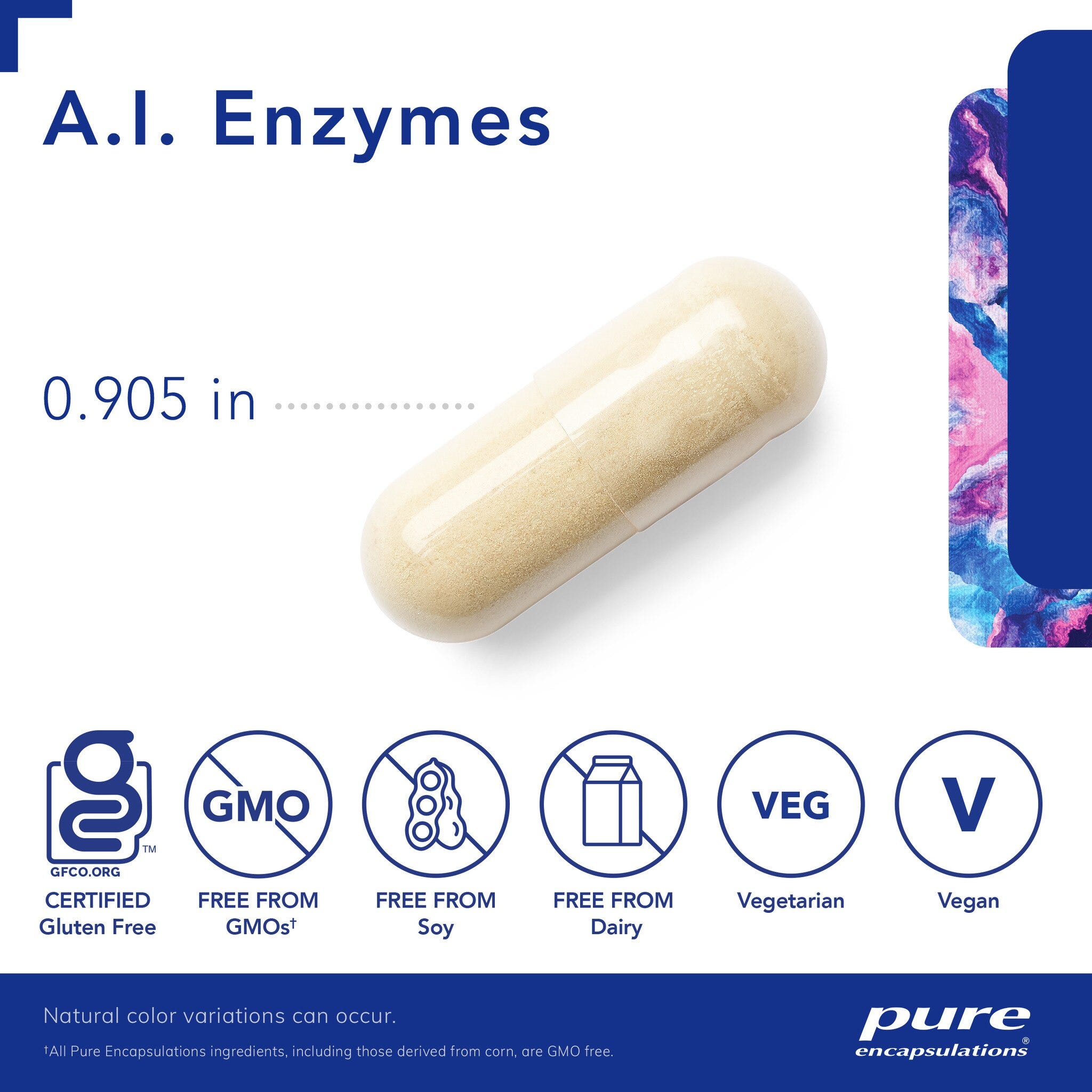 A.I. Enzymes 120 Capsules by Pure Encapsulations