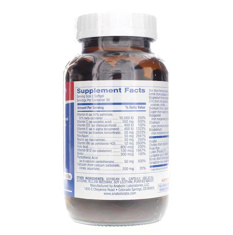 AVED -MULTI SOFTGEL w / lutein & lycopene 60 count by Anabolic Labs