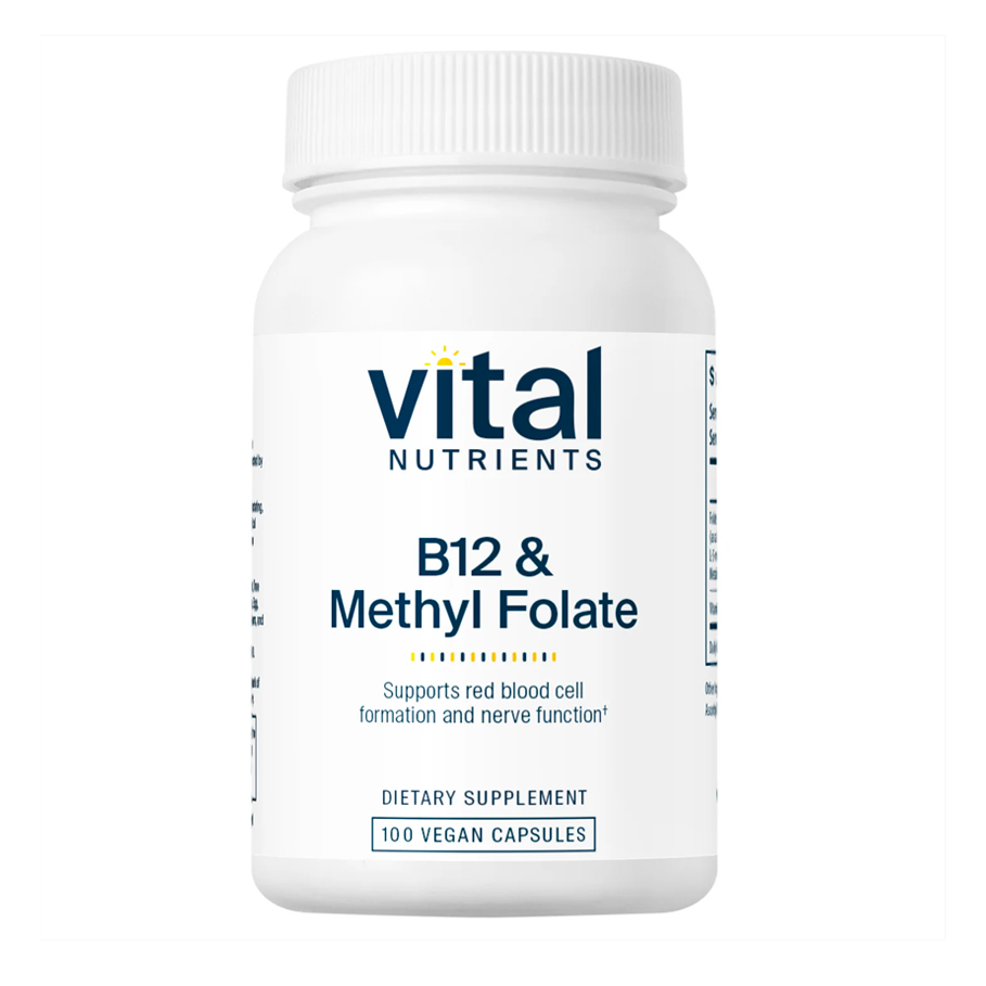 B-12/Methyl Folate 1000mcg/800mcg by Vital Nutrients