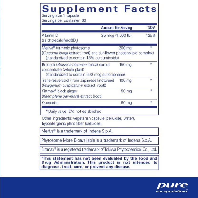 Balanced Immune 60 capsules by Pure Encapsulations Ingredients