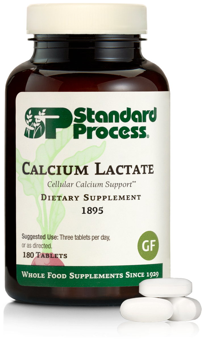 Calcium Lactate 180 Tablets by Standard Process