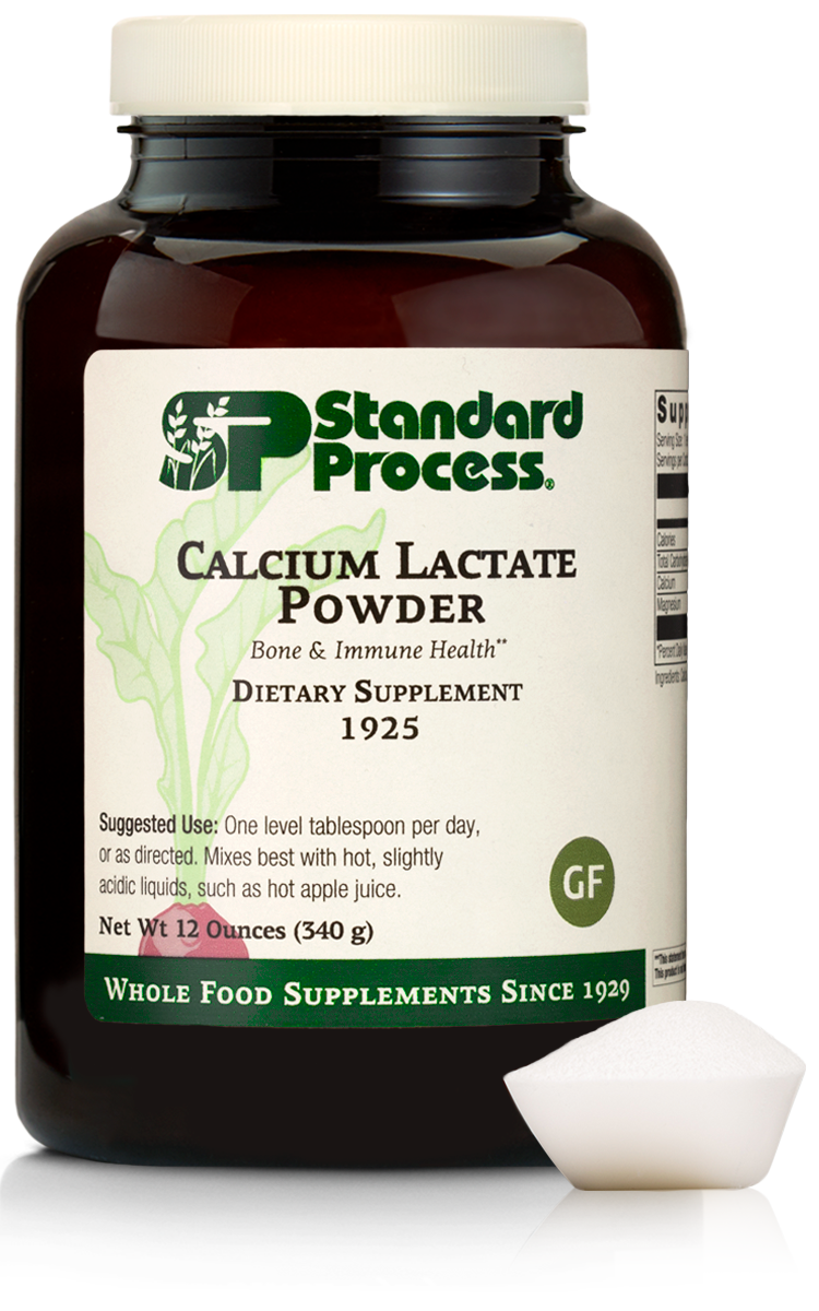 Calcium Lactate Powder 12 oz by Standard Process