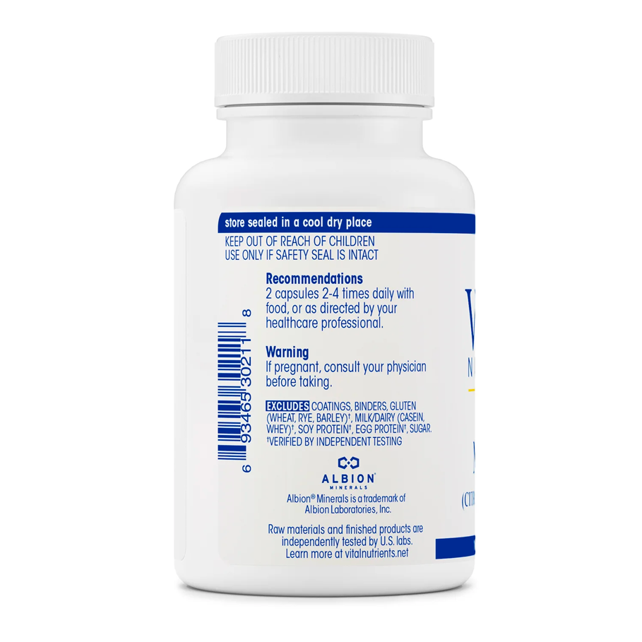 Calcium/Magnesium (Citrate/Malate Formula) by Vital Nutrients Dosage