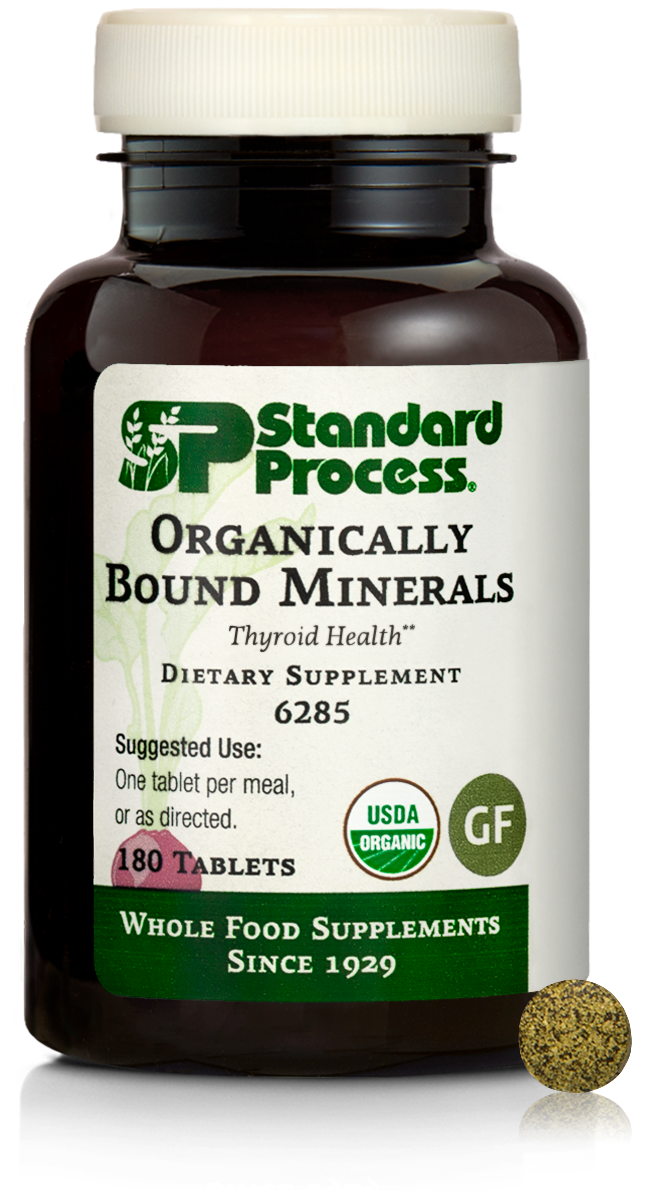 Organically Bound Minerals-Organic, 180 Tablets bottle