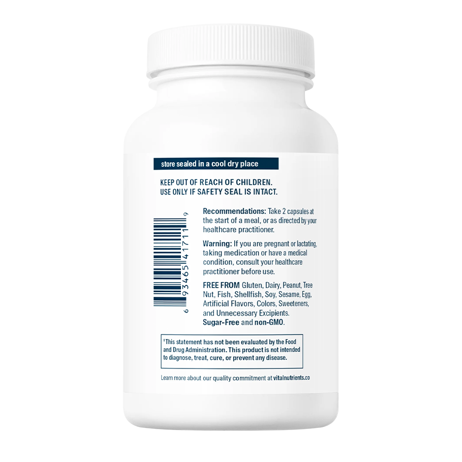 Pancreatic Enzymes 1000mg (full strength) by Vital Nutrients Dosage