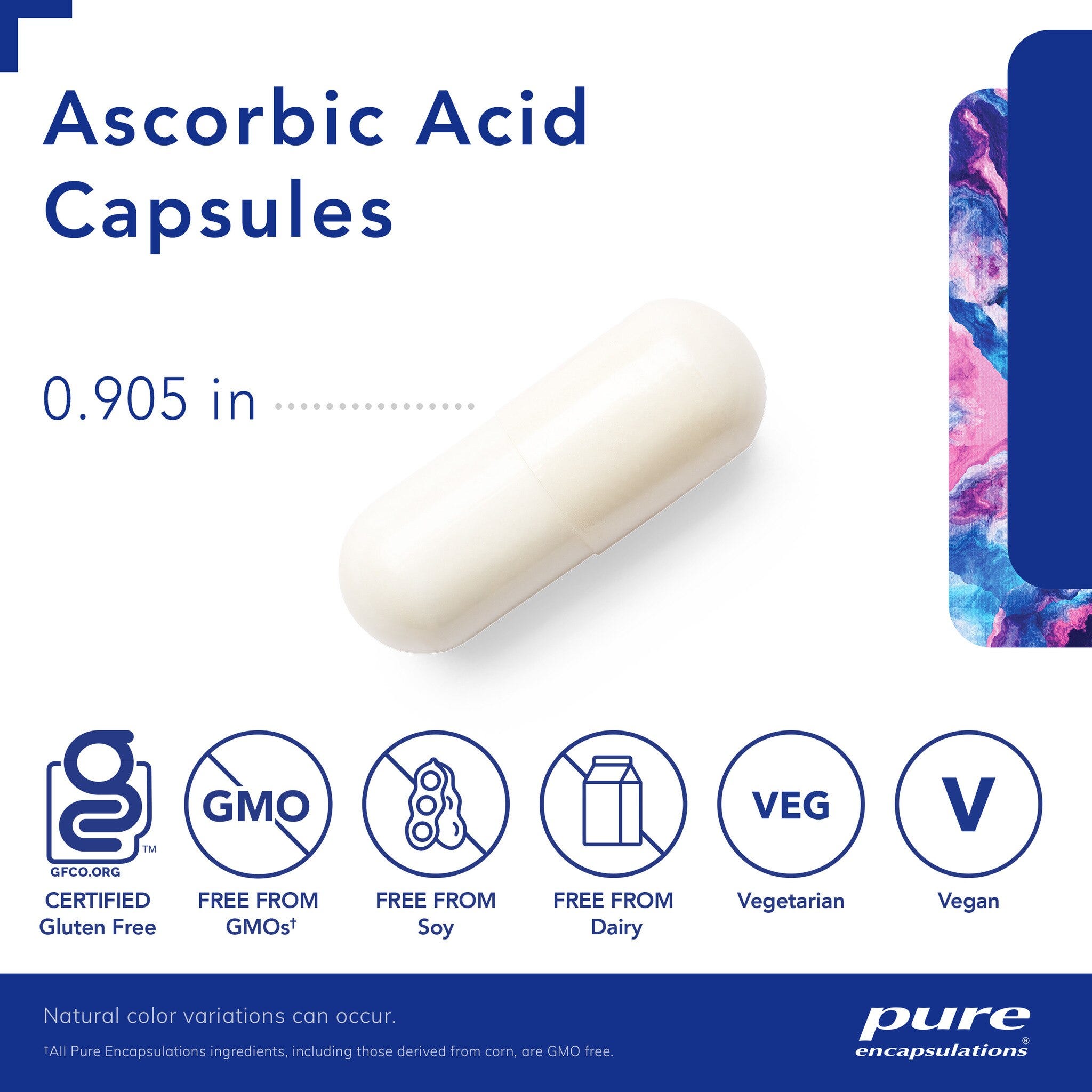 Ascorbic Acid 90 Capsules by Pure Encapsulations
