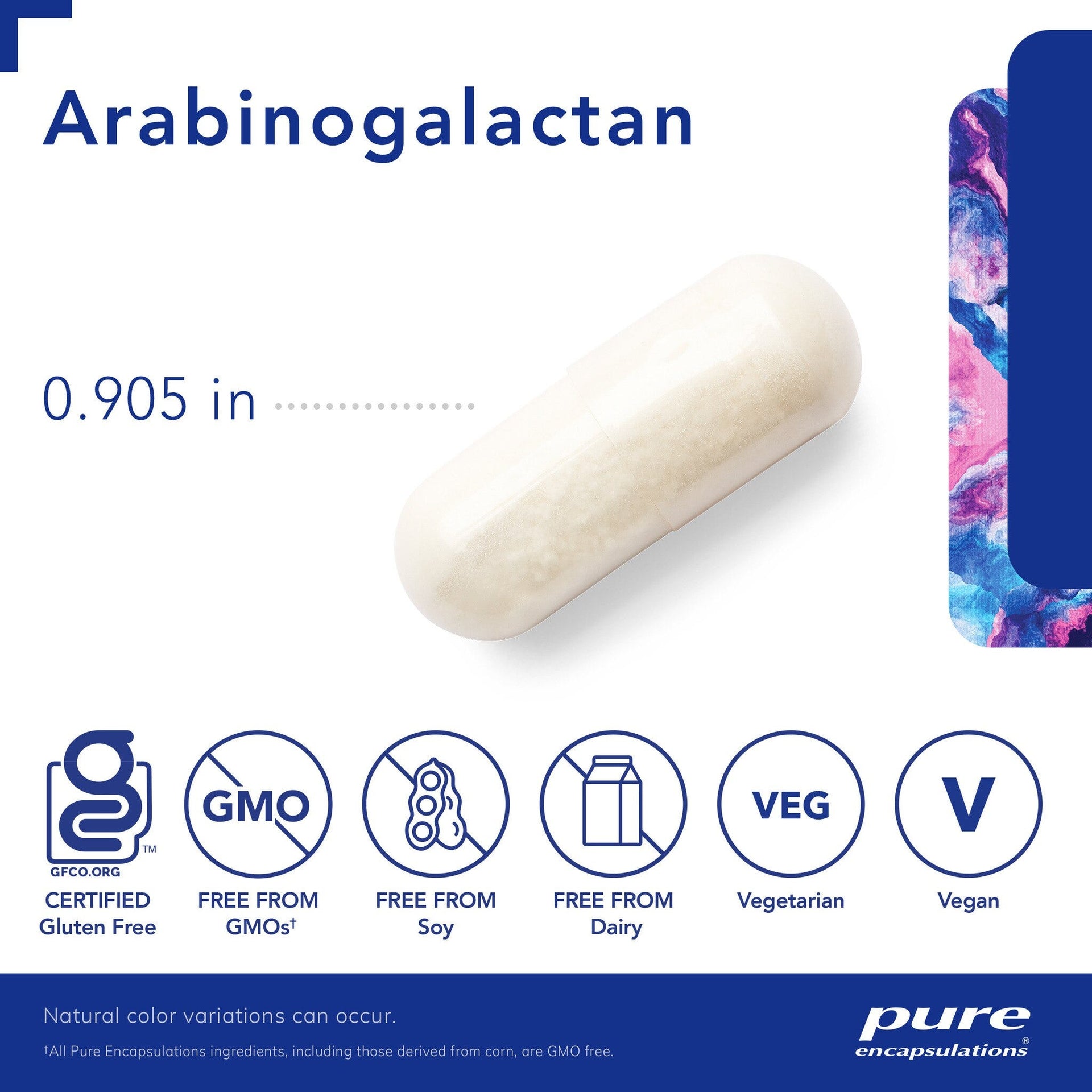 Arabinogalactan 90 Capsules by Pure Encapsulations