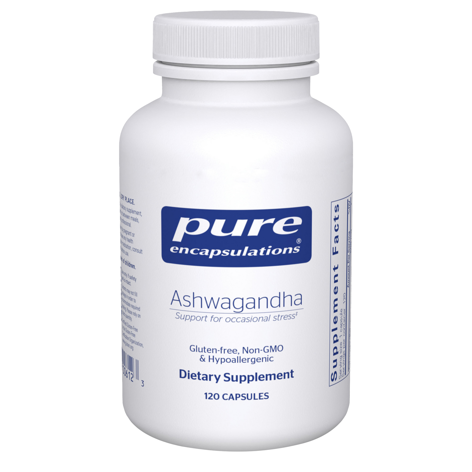 Ashwagandha 120 Capsules by Pure Encapsulations
