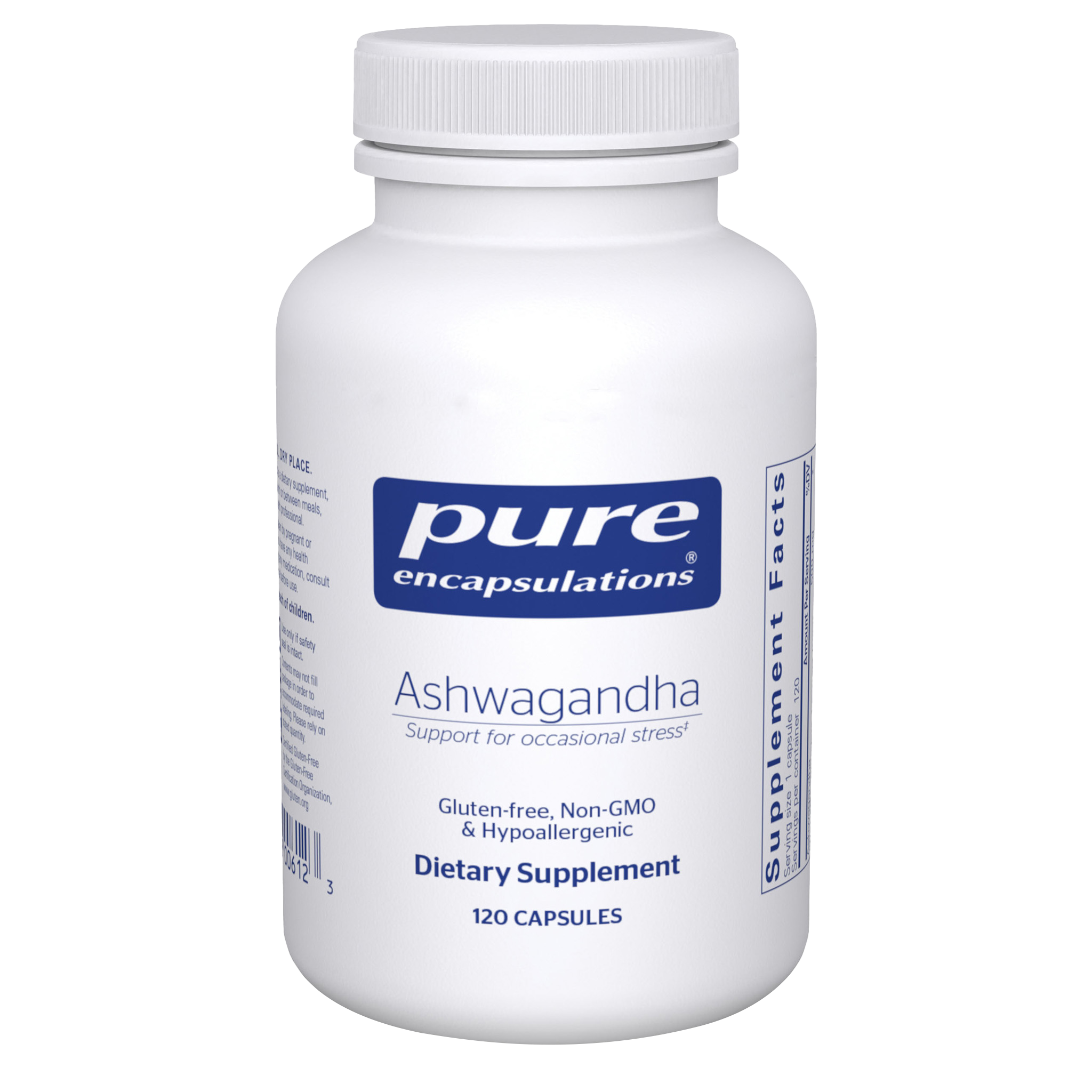 Ashwagandha 120 Capsules by Pure Encapsulations