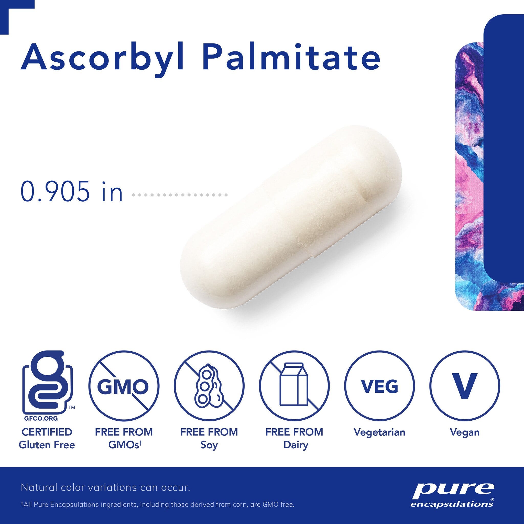 Ascorbyl Palmitate 180 Capsules by Pure Encapsulations