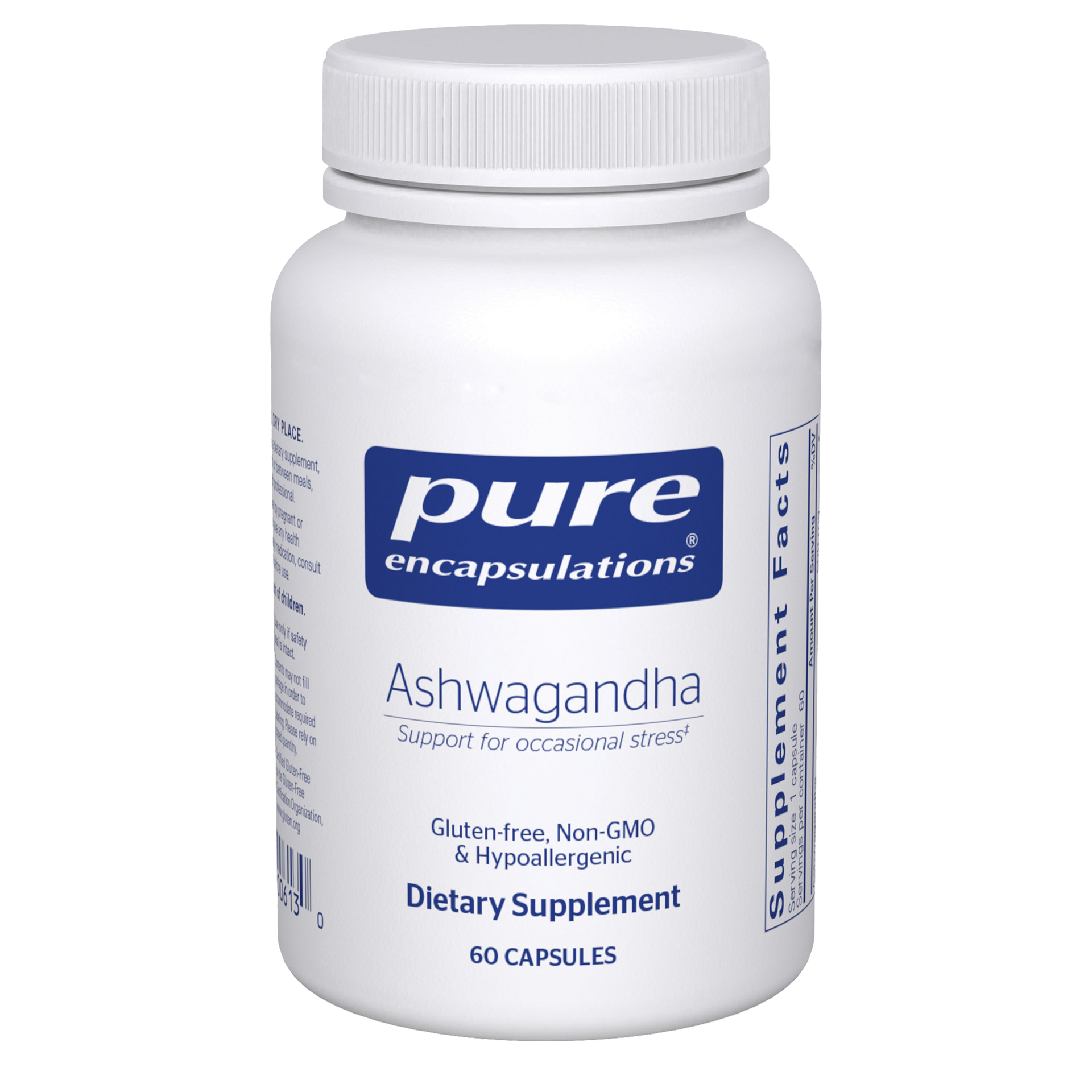 Ashwagandha 60 Capsules by Pure Encapsulations