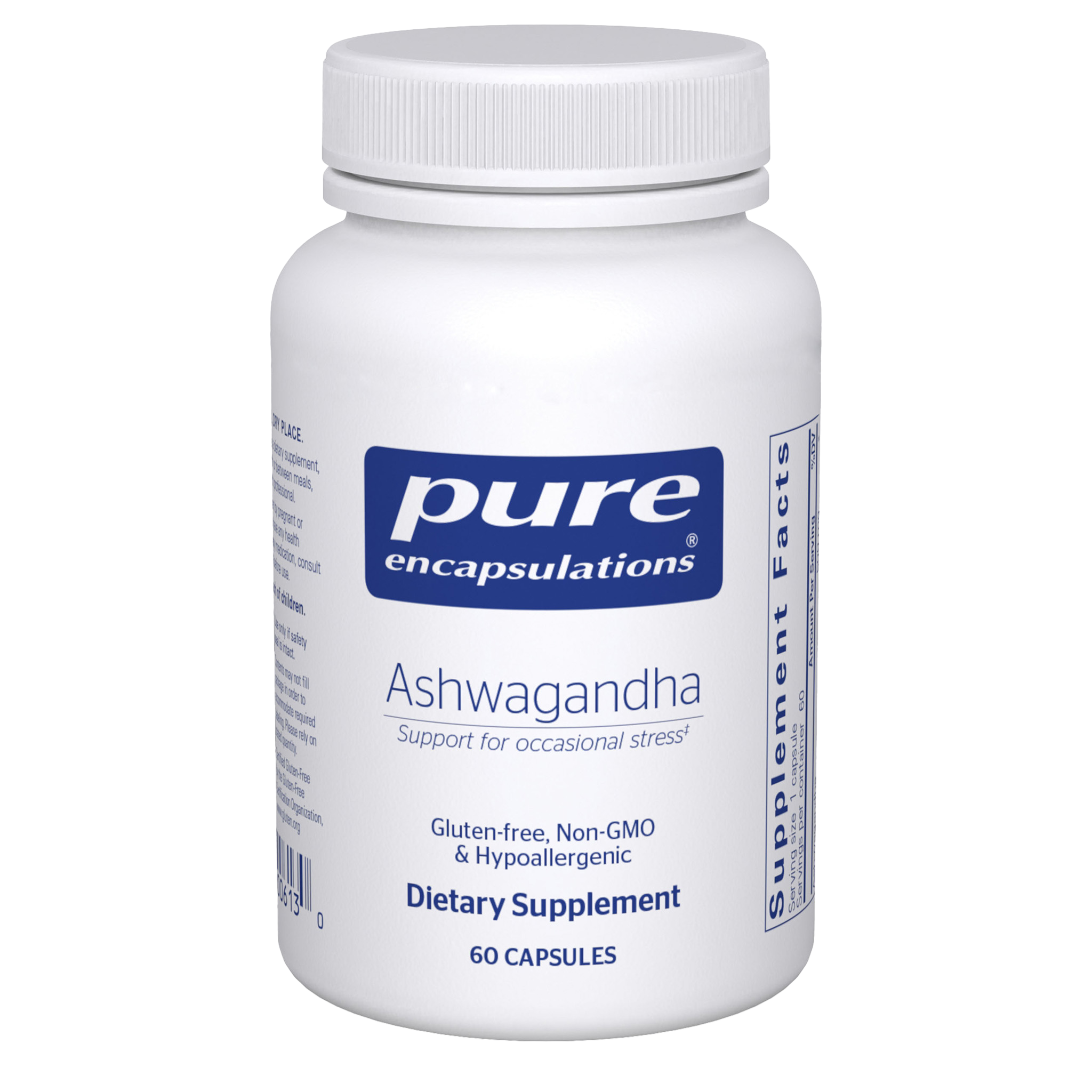 Ashwagandha 60 Capsules by Pure Encapsulations