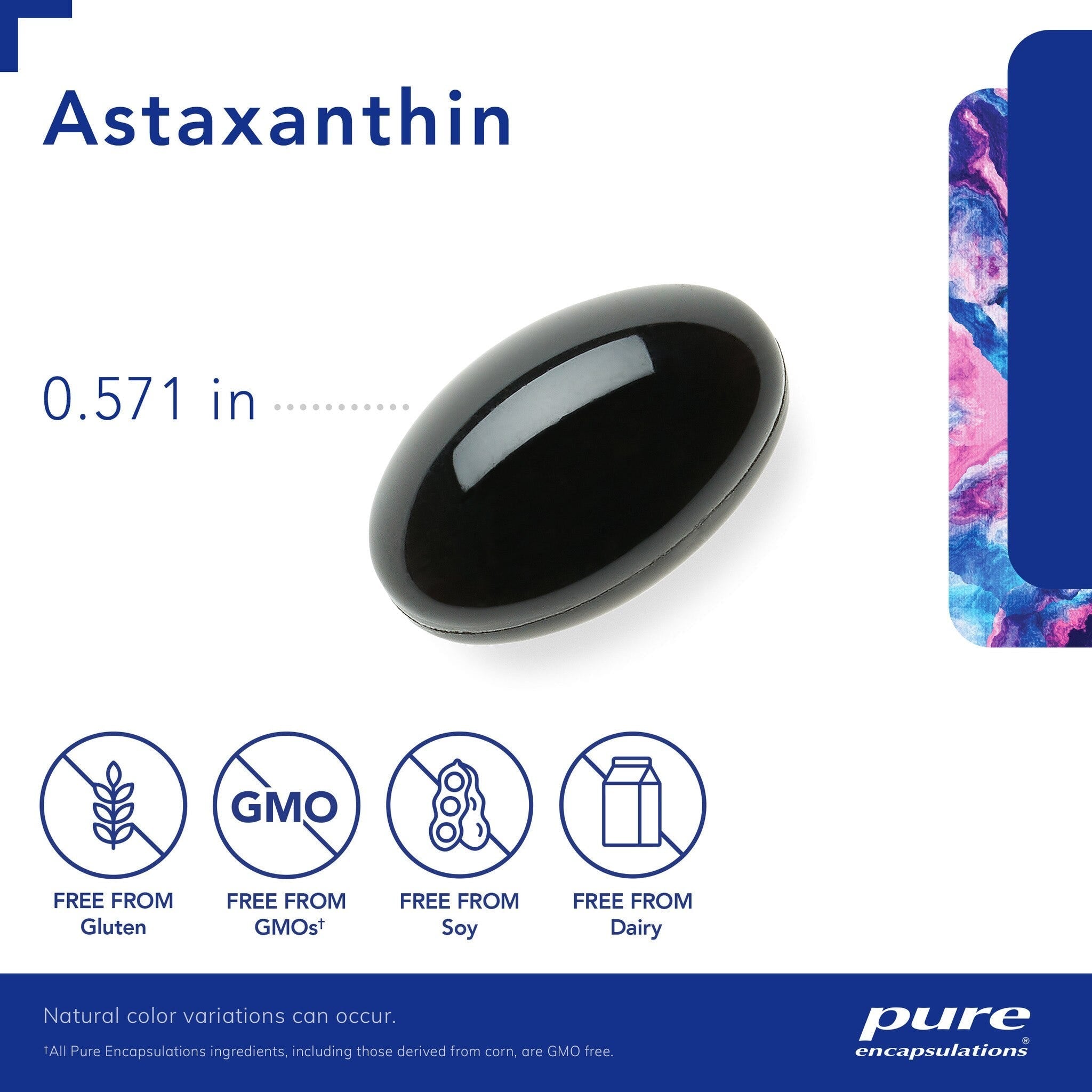 Astaxanthin 60 Capsules by Pure Encapsulations