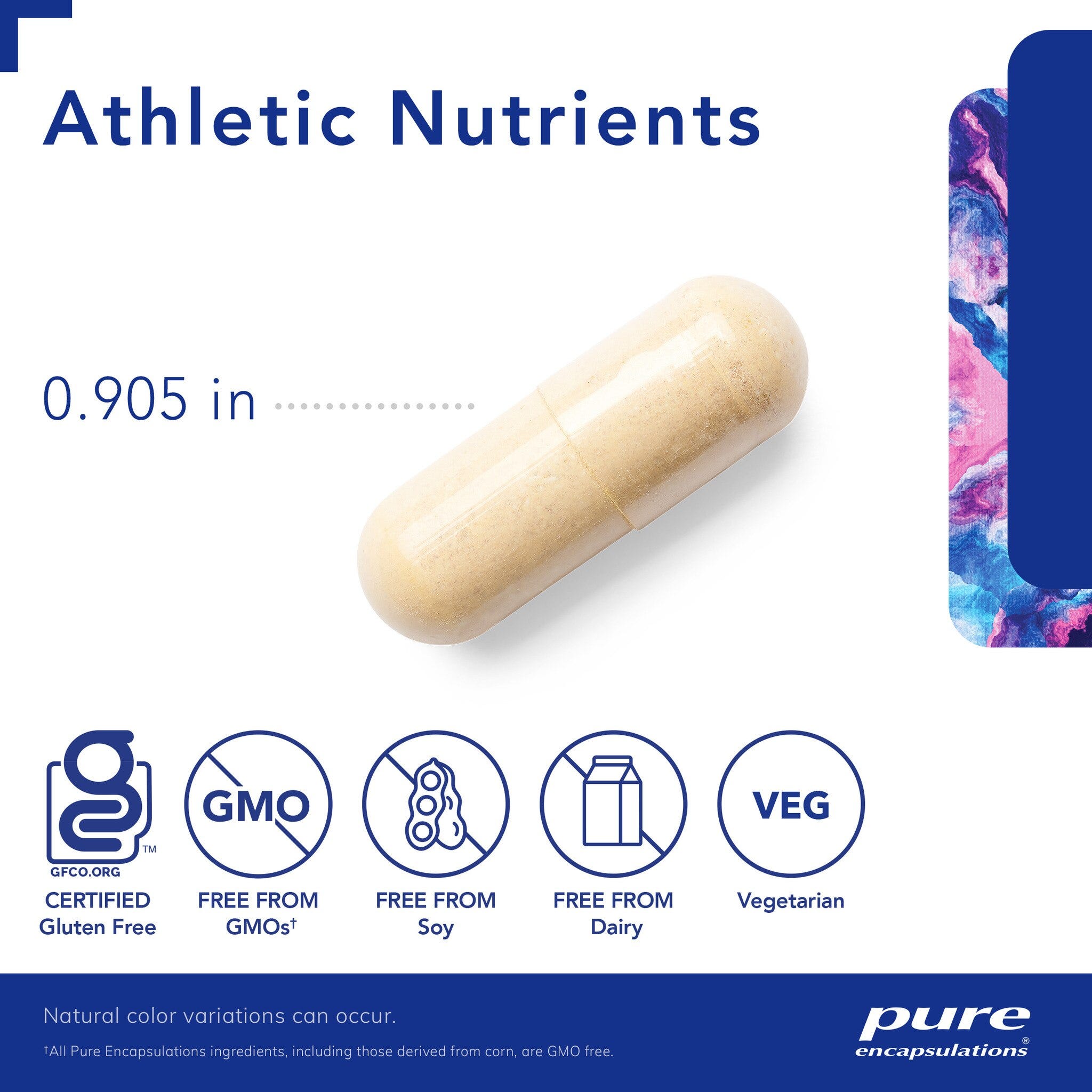 Athletic Nutrients 180 Capsules by Pure Encapsulations