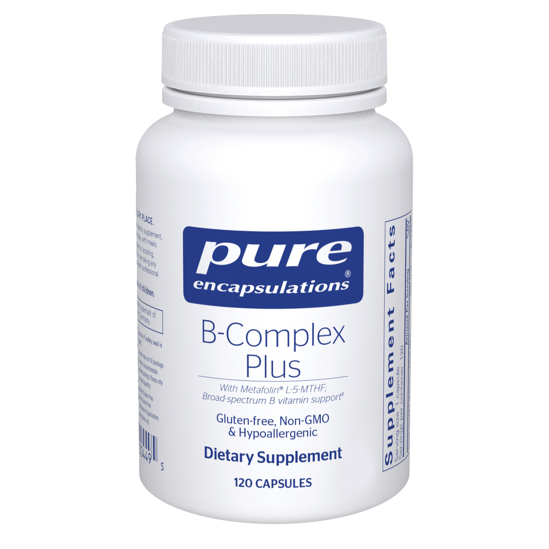 B-Complex Plus 120 Capsules by Pure Encapsulations