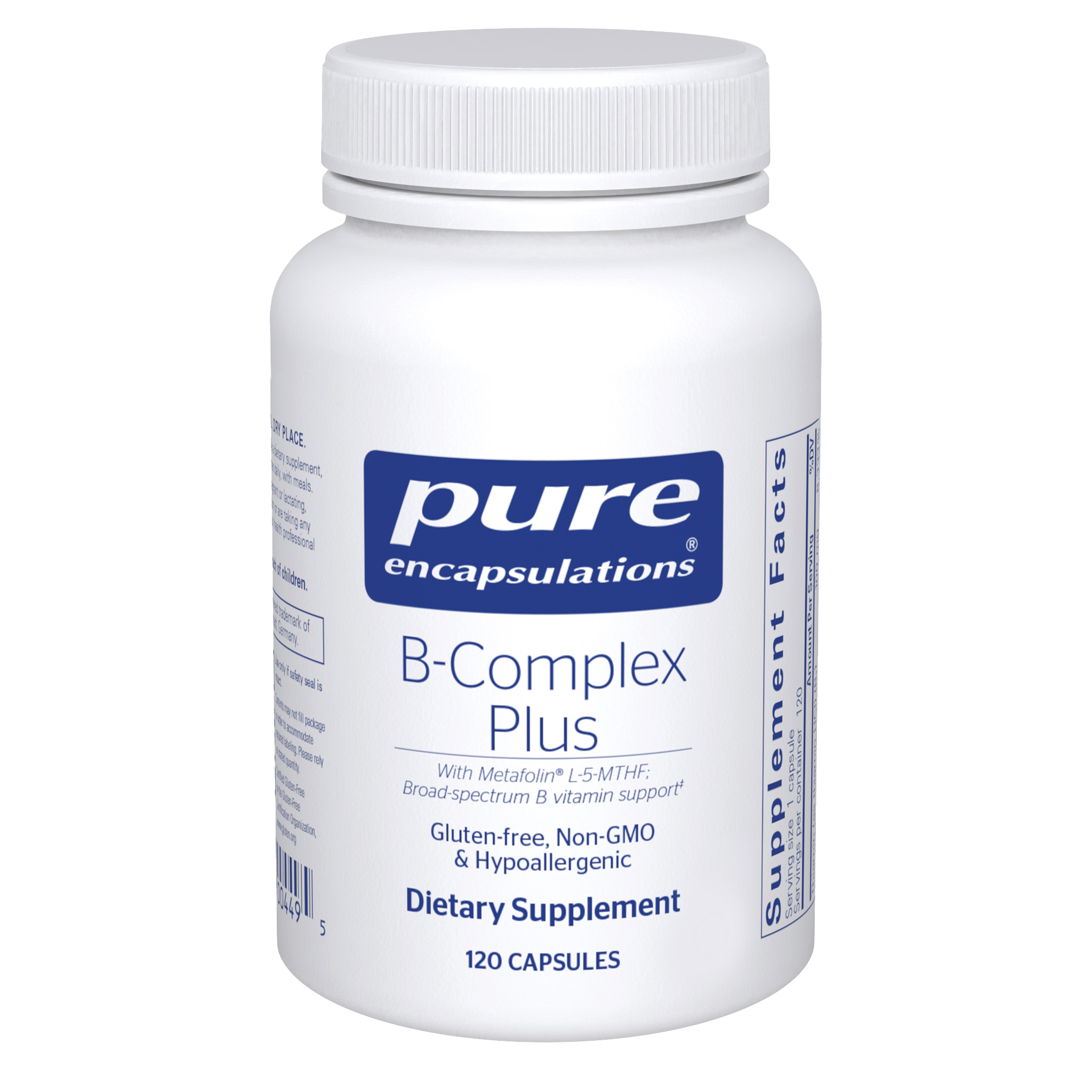 B-Complex Plus 120 Capsules by Pure Encapsulations