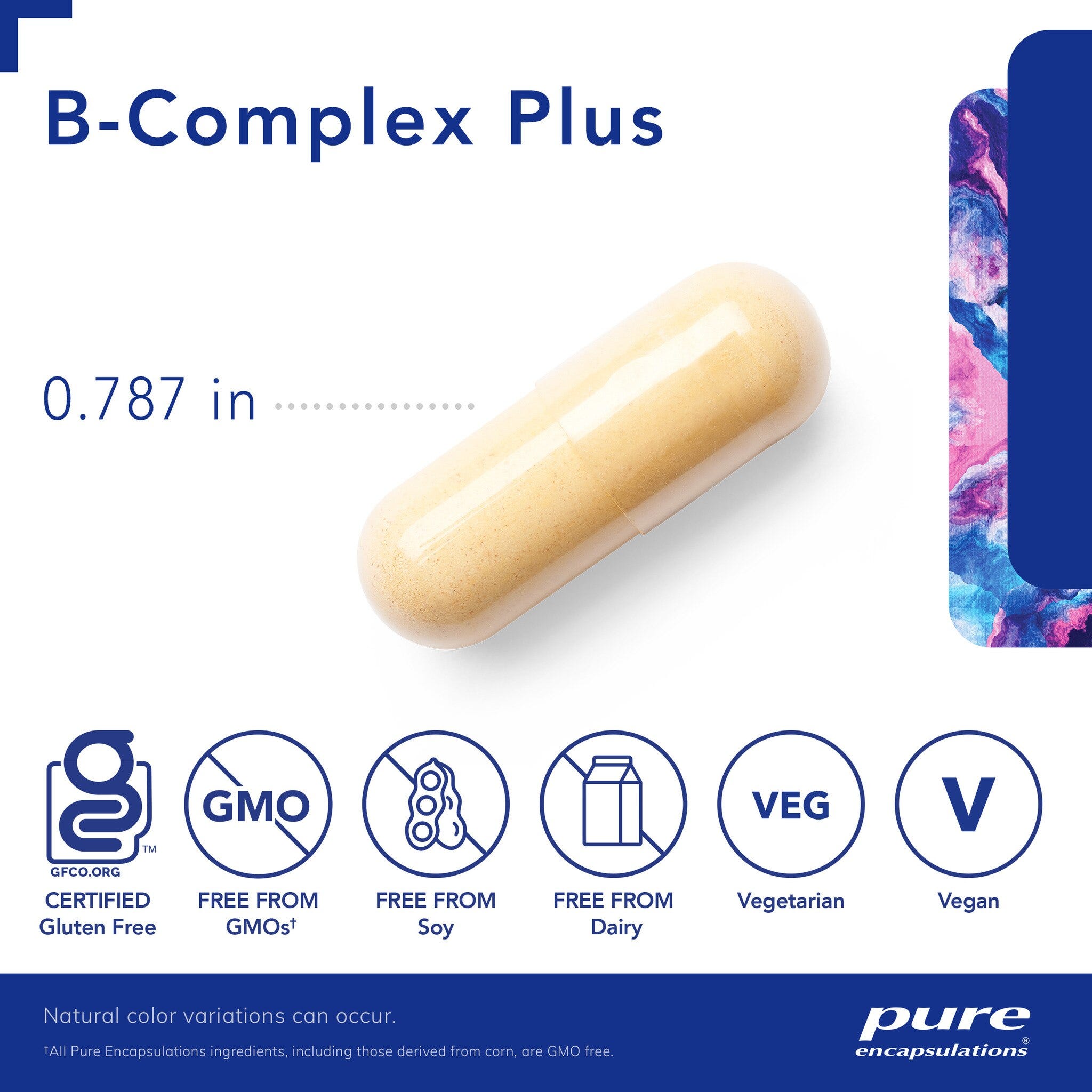 B-Complex Plus 60 Capsules by Pure Encapsulations