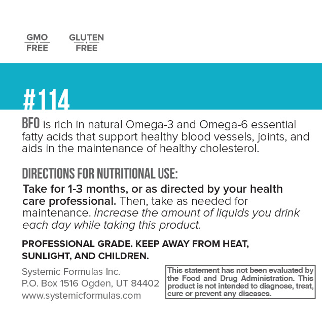 BFO label information
