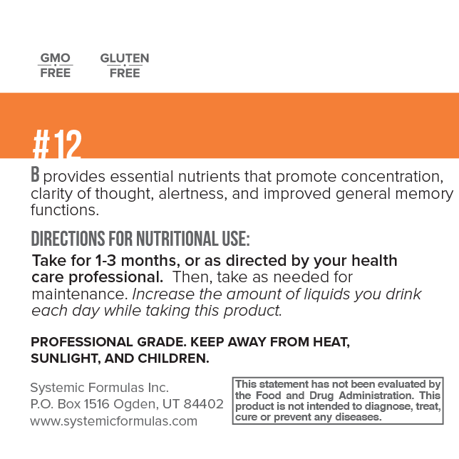 B Brain label information