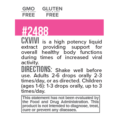 CXVIVI Virox by Systemic Formulas — label information